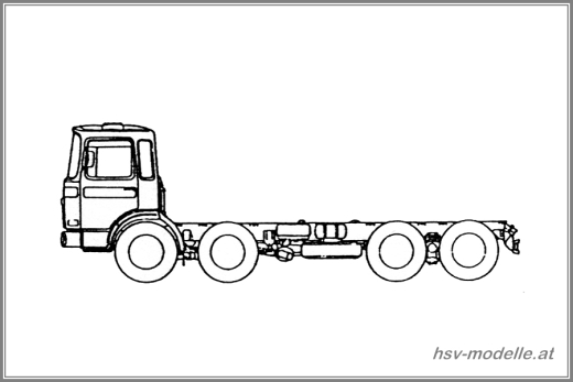 ÖAF/MAN - 4-Achs-Fahrgestell