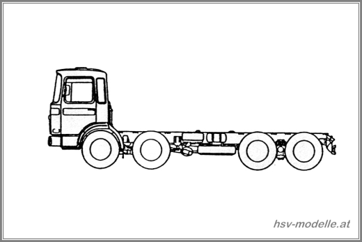 ÖAF/MAN - 4-Axle Chassis (Sloped Cab Roof)