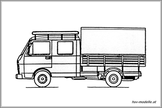 VW LT45 mit Doppelkabine