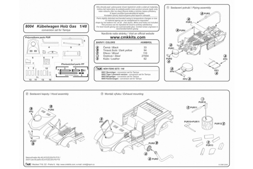 Holzgaser für Kübelwagen