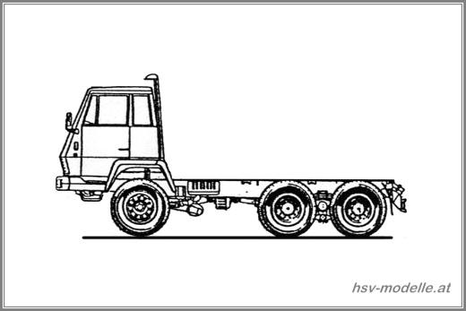 Steyr 91 - 3-Achs Fahrgestell