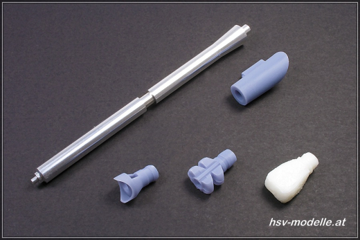 Aluminium-Geschützrohr Kal. 105 mm, 1:35