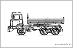 ÖAF/MAN - 3-Axle Dumptruck (Sloped Cab Roof)