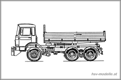 ÖAF/MAN - 3-Axle Dumptruck (Sloped Cab Roof)