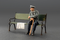 German Sitting Civilians