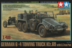 German 6x4 Towing Truck kfz. 69 with 3.7 cm Pak