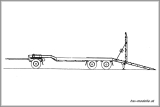 GOLDHOFER 25-ton flatbed trailer